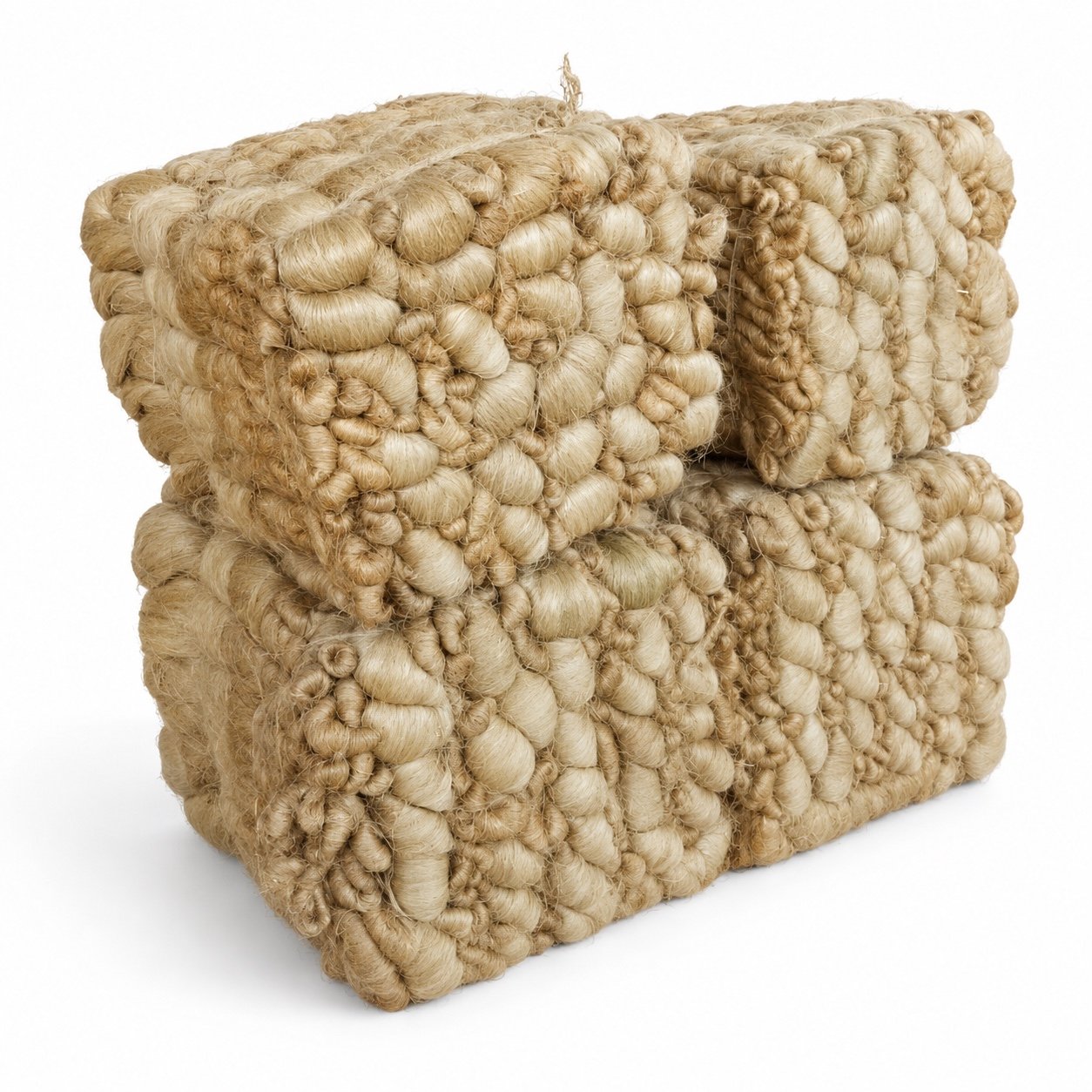 Prepared flax bale